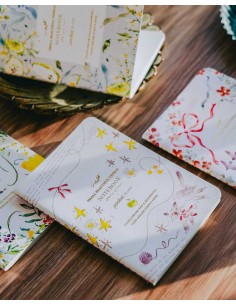 Starry Night Passport Notebook (with Gold Foil) | Meow Illustration