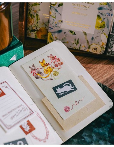Libreta Passport Starry Night (con Gold Foil) | Meow Illustration