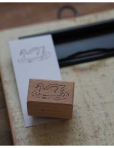 Swan Wood Stamp | Ivy Snow