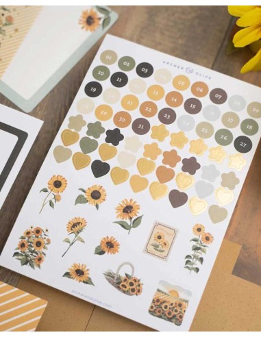 Sunflower Field September 25 Kit Club | Archer & Olive