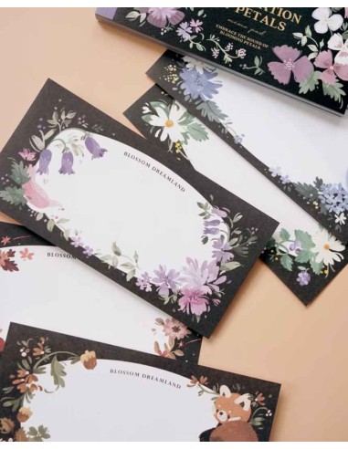 Midnight in Bloom Memo Pad | wwiinngg