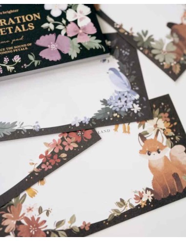 Midnight in Bloom Memo Pad | wwiinngg