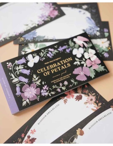 Midnight in Bloom Memo Pad | wwiinngg