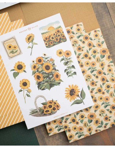 Sunflower Field September 25 Kit Club | Archer & Olive