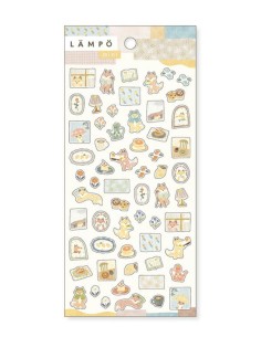 Pegatinas Lampo mini - Fox and the Rain | Mind Wave