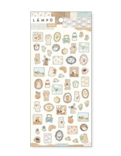Pegatinas Lampo mini - Morning with a Bear | Mind Wave