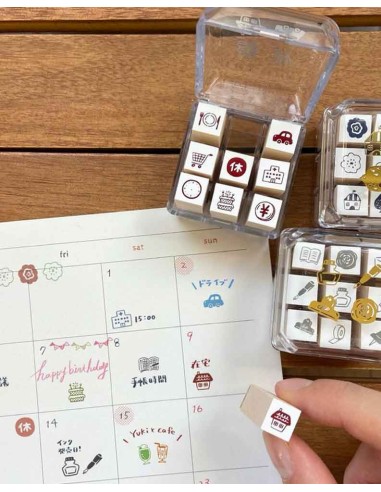 Mark Wood Stamp Set (9 pieces) | Beverly