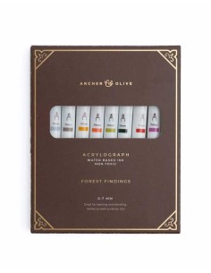 Rotuladores Acrylograph Forest Findings 0.7mm | Archer & Olive