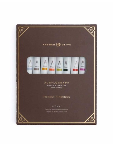Forest Findings Acrylograph Pens 0.7mm | Archer & Olive