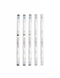 Grayscale Calliograph Pens| Archer & Olive