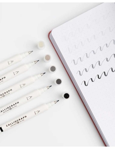 Rotuladores Calliograph Grayscale | Archer & Olive