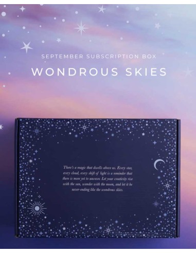 The September Quarterly Box "Wondrous Skies" | Archer & Olive