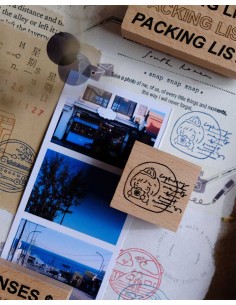 Capturing Moments & Memories [Mini Girls] Wood Stamp | Eileen Tai