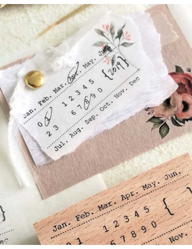 The Calendar [Minimalist Collection] Wood Stamp | Eileen Tai