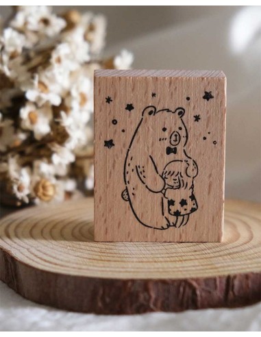 Starry Sky [Bear Hugs Collection] Wood Stamp | Eileen Tai