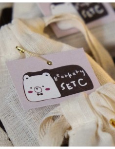 Set C [Bearkery Collection] Wood Stamp Set | Eileen Tai
