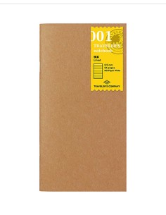 TN Regular 001 Refill Lined Notebook | Traveler's Company