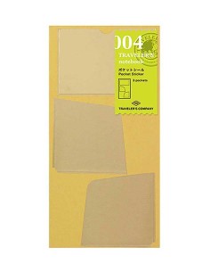 TN Regular 004 Refill Pocket Stickers | Traveler's Company