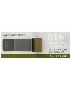 TN Regular 016 Pen Holder M [Olive] | Traveler's Company