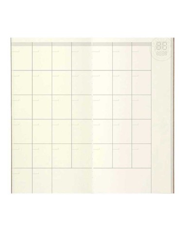 Libreta Free Diary (Mensual) TN Regular 017 | Traveler's Company