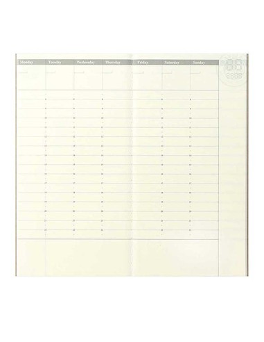 Libreta Free Diary (Semana Vertical) TN Regular 018 | Traveler's Company