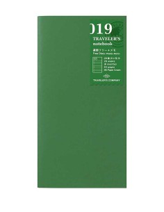 Libreta Free Diary (Semana Horizontal + Notas) TN Regular 019 | Traveler's Company