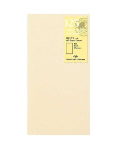 Libreta Papel MD Cream TN Regular 025 | Traveler's Company