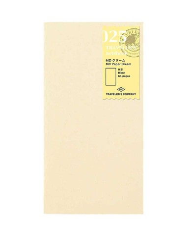 Libreta Papel MD Cream TN Regular 025 | Traveler's Company