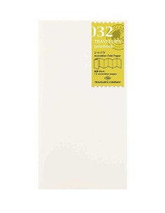 TN Regular 032 Refill Accordion Fold Paper | Traveler's Company