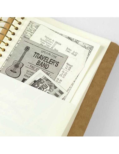 TRC Spiral Ring Notebook [A6 Slim] Paper Pocket | Traveler's Company