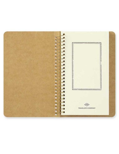 TRC Spiral Ring Notebook [A6 Slim] Paper Pocket | Traveler's Company
