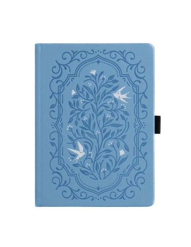 Songbird In Blue B6 Dot Grid Notebook | Archer & Olive