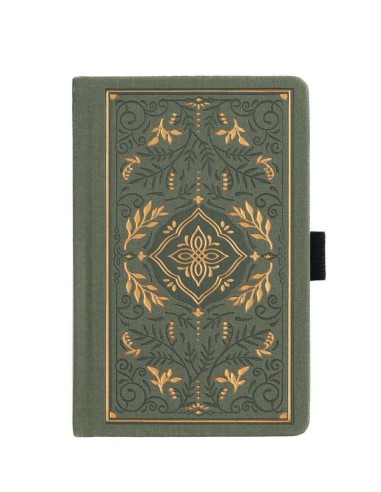 Storybook In Vintage Olive Pocket Dot Grid Notebook | Archer & Olive