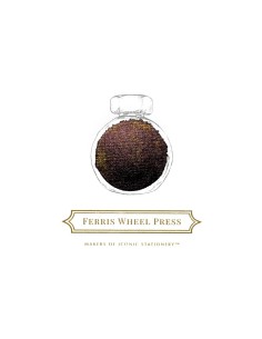 Tinta Roaring Patina Black 38ml (brillo dorado)| Edición limitada 2022 | Ferris Wheel Press