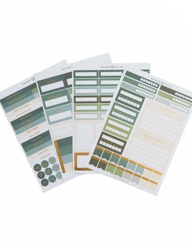 Soft Nature Planning Sticker Set | Archer & Olive