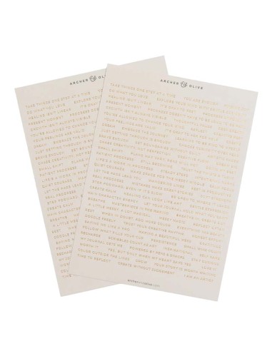Soft Nature Word Sticker Set | Archer & Olive