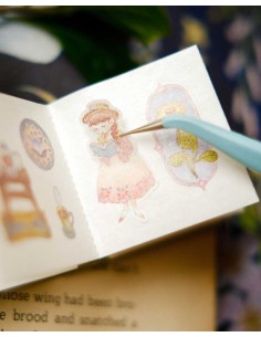 Mini Librito de Pegatinas Washi tape The Wandering Garden | Teayou