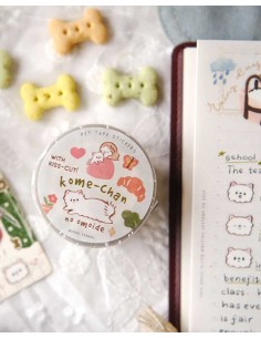 PET tape (Mate) Kome-chan (Pre-cortado) | Teayou