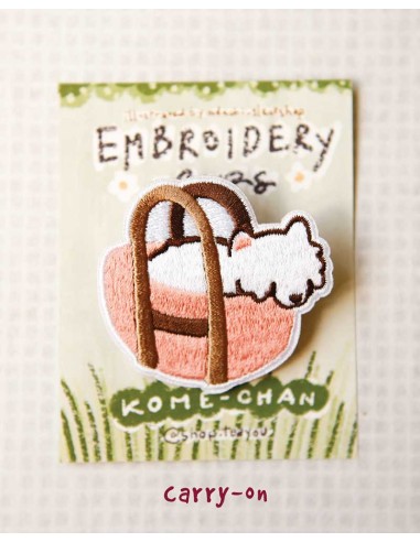 Clip bordado Carry-on [Kome-chan] | Teayou