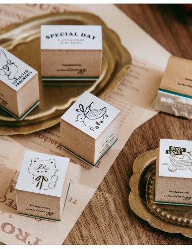 Sello de madera Gentle Pages | wwiinngg