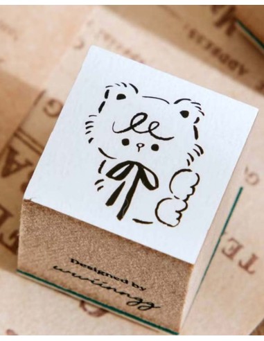 Bear's Greetings Wood Stamp | wwiinngg
