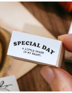 Sello de madera Special Days | wwiinngg