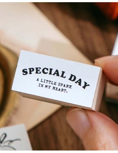 Sello de madera Special Days | wwiinngg