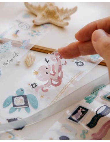Loop PET tape [Glossy] Bubble Office [Kiss-cut] | wwiinngg