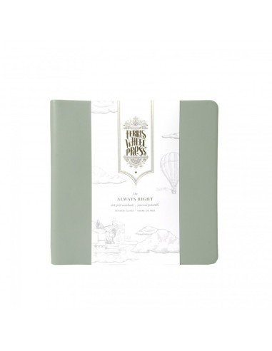 Always Right Fether Notebook - Seaside Glass | Ferris Wheel Press