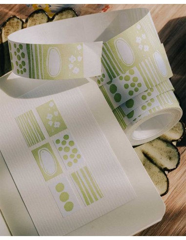 Etiquetas Adhesivas PaperNote [Verde] | Meow Illustration