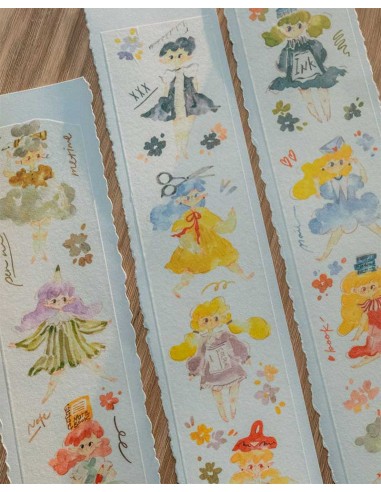 Washi tape Stationery Fairy | Meow Illustration