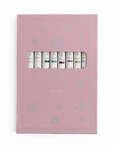 Snow & Stillness Calliograph Pens| Archer & Olive