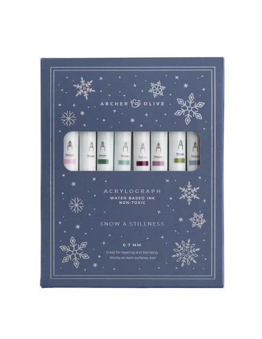Rotuladores Acrylograph Snow & Stillness 0.7mm | Archer & Olive