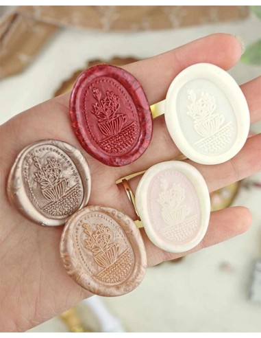 Flores Wax Seal [Art Journal 3.0] | Vero Ilustrada